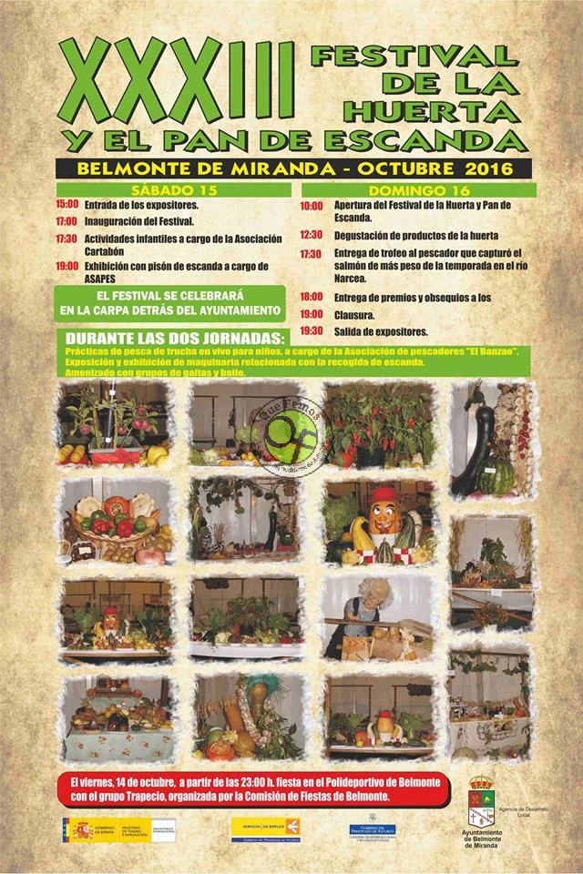 XXXIII Festival de la Huerta y el Pan de Escanda en Belmonte de Miranda