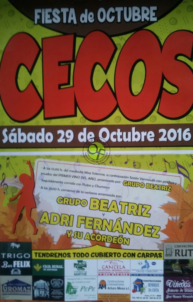 Fiesta de Octubre 2016 en Cecos