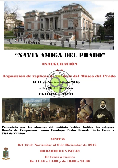 Exposición Navia Amiga del Prado en El Liceo