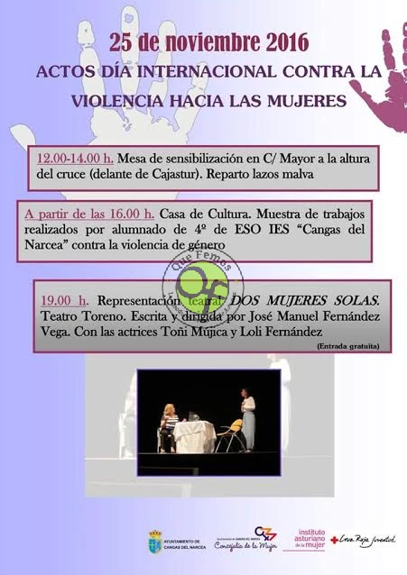 Día Internacional Contra la Violencia Hacia las Mujeres en Cangas del Narcea