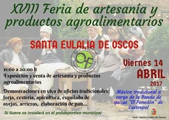XVIII Feria de artesanía y productos agroalimentarios en Santalla 2017