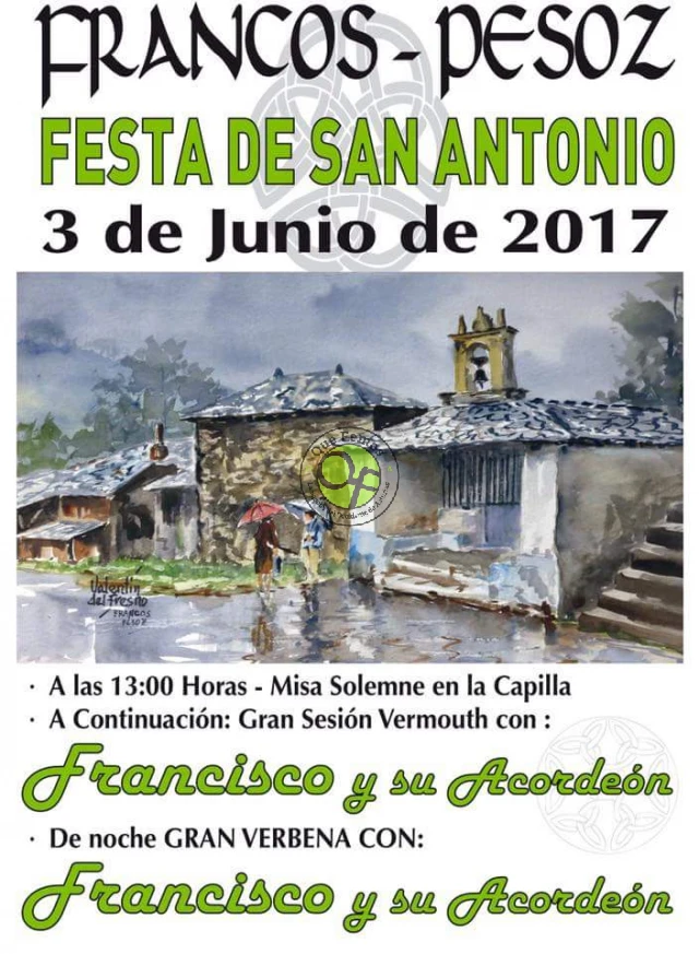 Festa de San Antonio 2017 en Francos