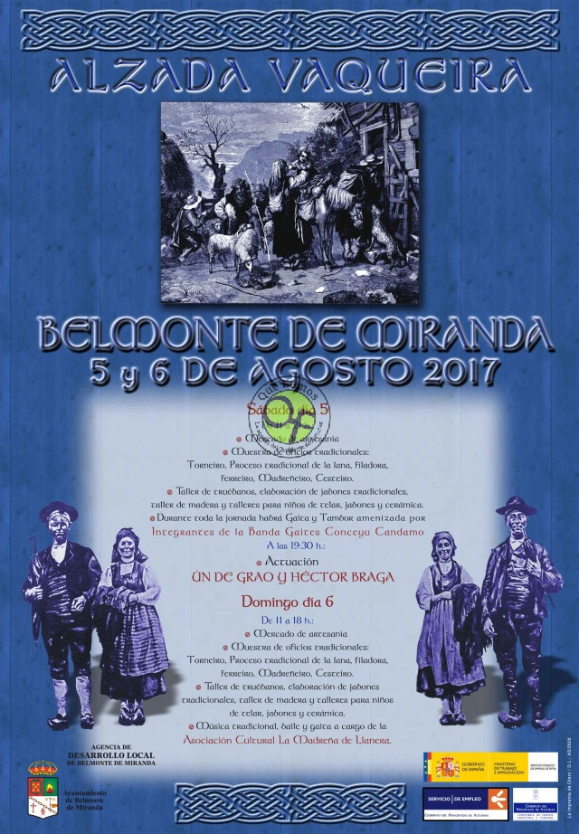 Alzada Vaqueira 2017 en Belmonte de Miranda