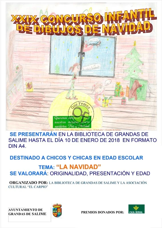 XXIX Concurso infantil de dibujos de Navidad en Grandas de Salime