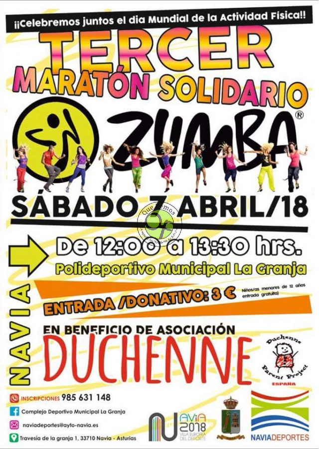 III Maratón Solidario de Zumba en Navia