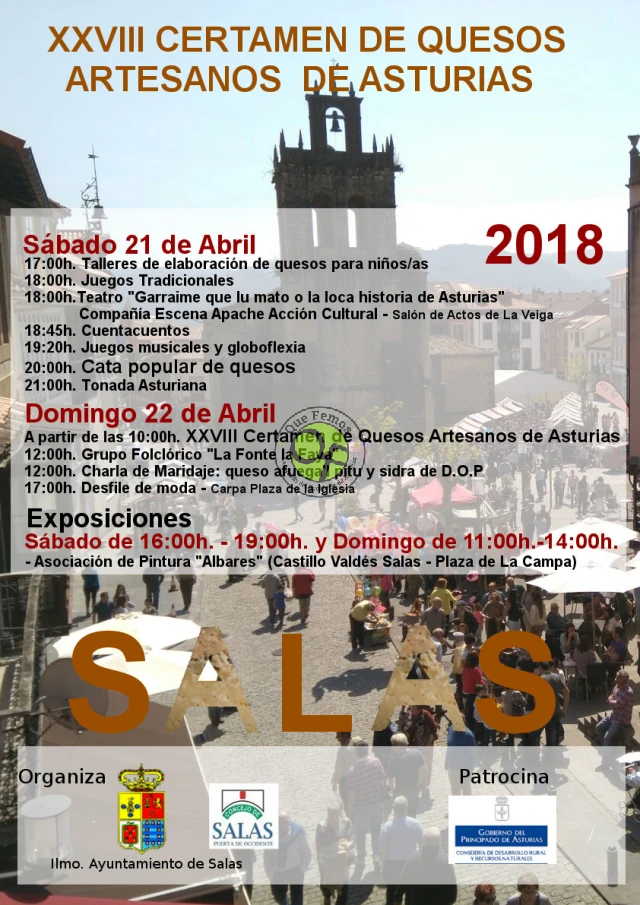 XXVIII Certamen de Quesos Artesanos de Asturias 2018 en Salas