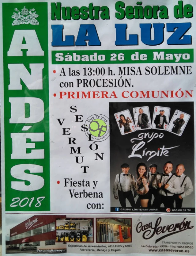 Fiesta de Nuestra Señora de la Luz 2018 en Andés