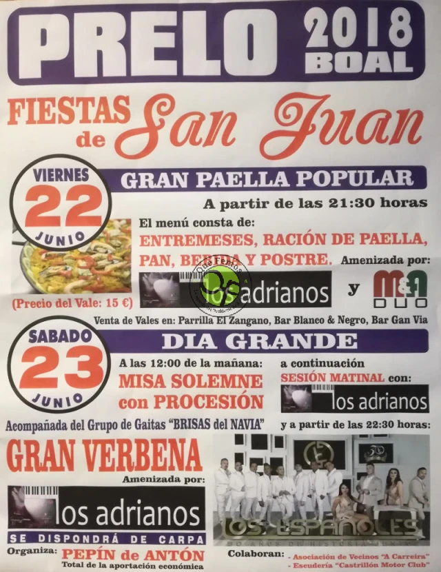 Fiestas de San Juan 2018 en Prelo