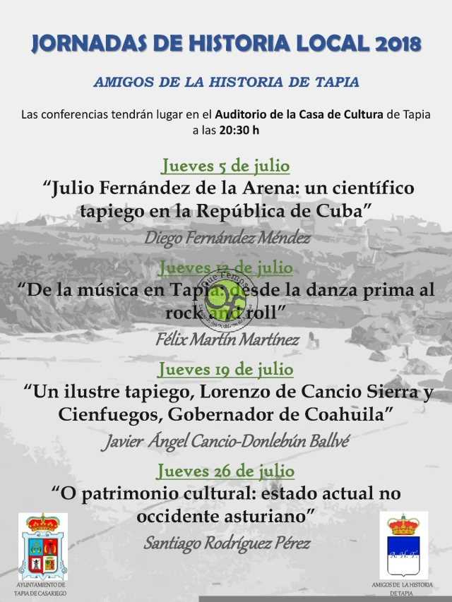 Jornadas de Historia Local 2018 Tapia de Casariego