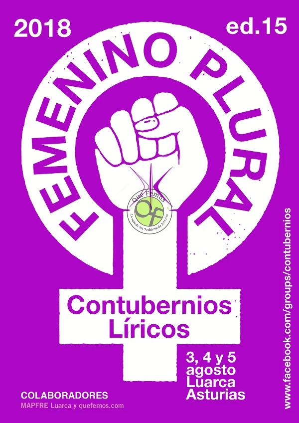 XV Contubernios Líricos 2018 en Luarca: Femenino Plural