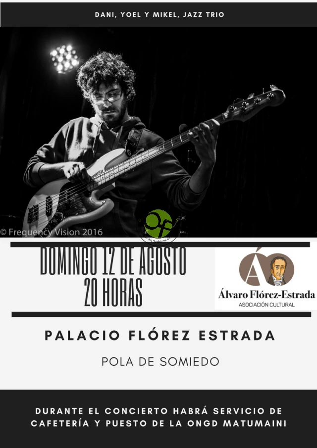 Jazz Trío en concierto en el Palacio Flórez Estrada de Somiedo
