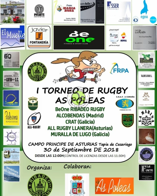 I Torneo de Rugby As Poleas 2018 en Tapia de Casariego