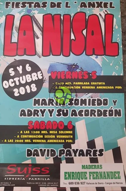 Fiestas de L´Anxel 2018 en La Nisal