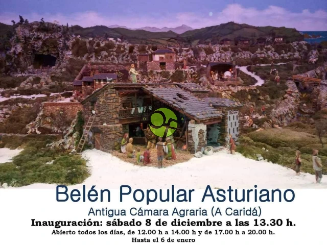 El Belén Popular Asturiano de A Caridá, visita obligada estas navidades
