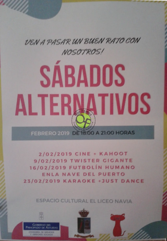 Sábados Alternativos en Navia: febrero 2019
