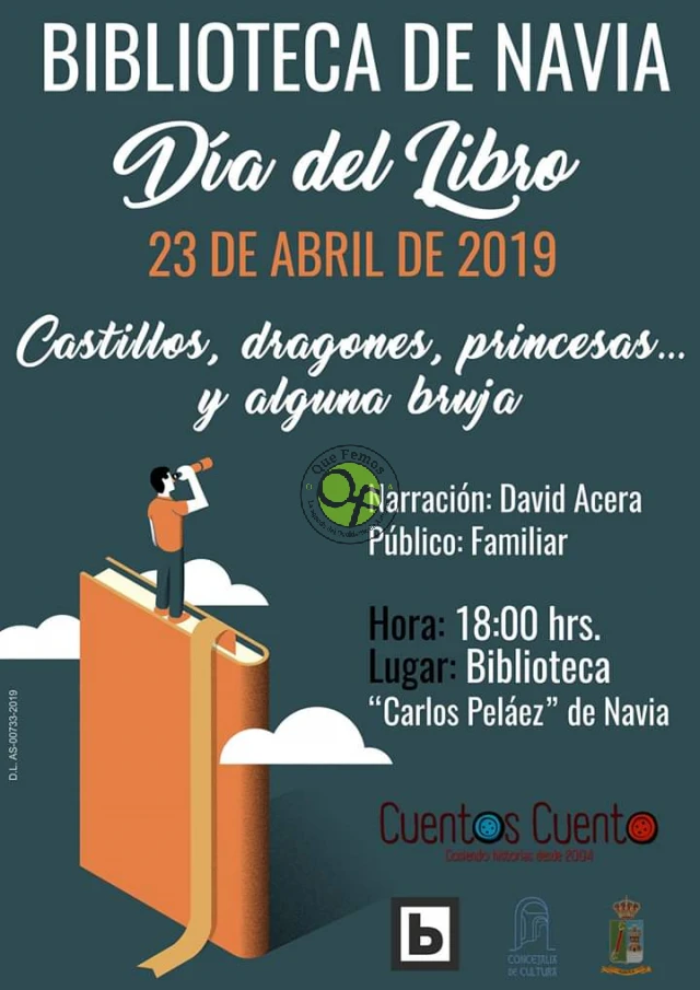 David Acera en Navia: Día del Libro 2019