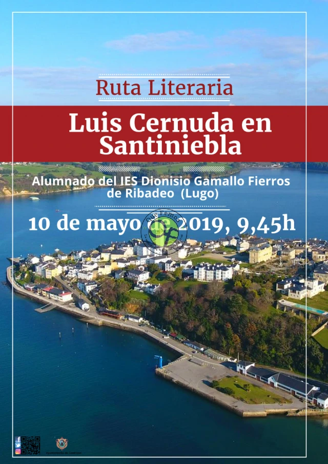 Ruta Literaria Luis Cernuda en Santiniebla con el IES Dionisio Gamallo Fierros