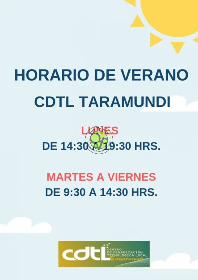CDTL de Taramundi: horario del verano 2019