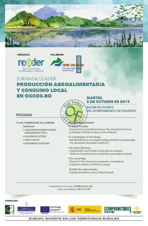 Jornada sobre producción agroalimentaria y consumo local en Vegadeo