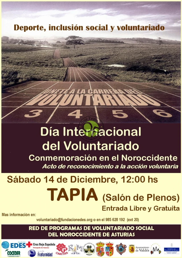 Tapia de Casariego celebra el Día Internacional del Voluntariado 2019