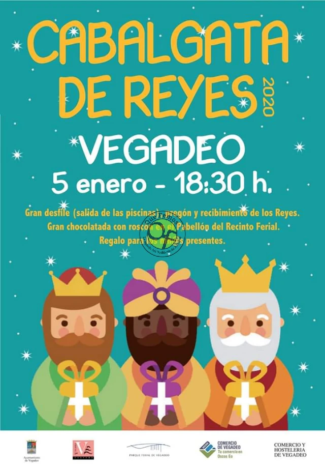 Cabalgata de los Reyes Magos 2020 en Vegadeo