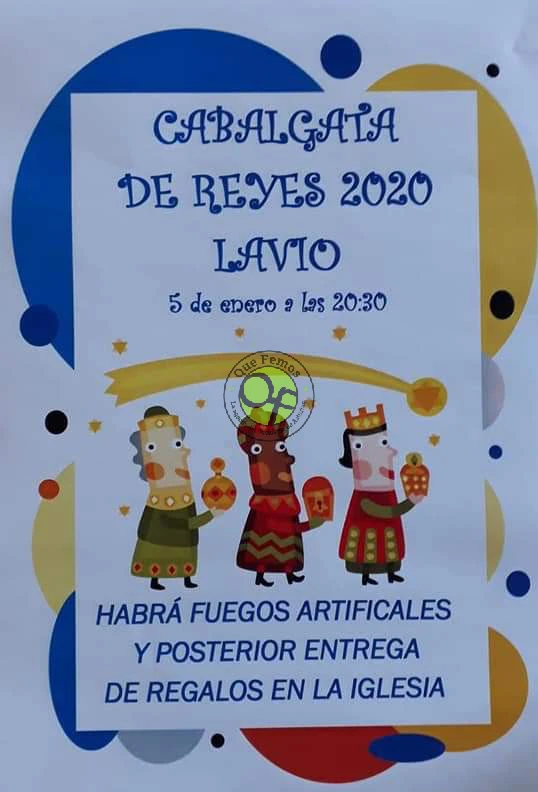 Cabalgata de los Reyes Magos 2020 en Lavio