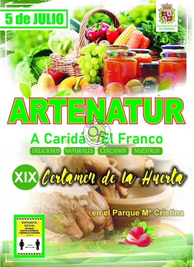 XIX Certamen de la Huerta-Artenatur 2020 en A Caridá