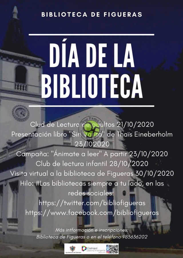 Día de la Biblioteca 2020 en Figueras