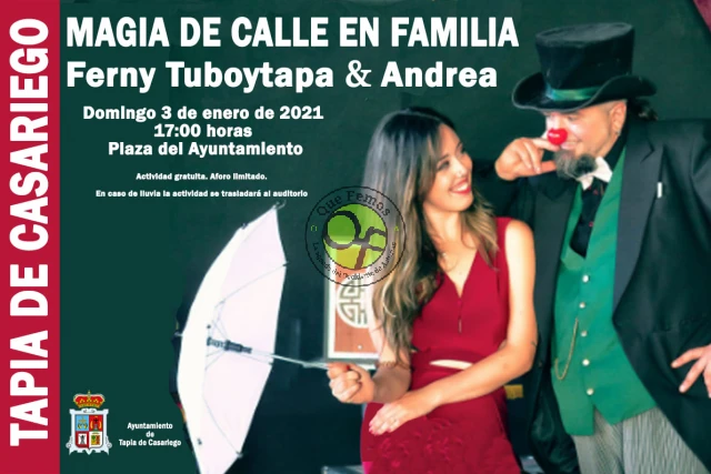 Espectáculo de magia en Tapia con Ferny Tuboytapa & Andrea
