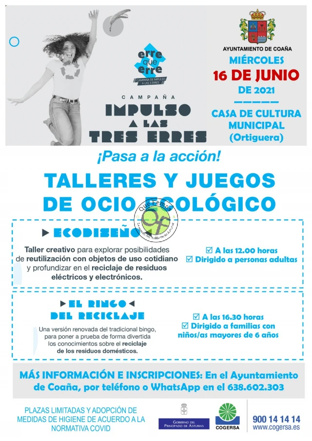Coaña celebra el mes del Medio Ambiente con talleres en Ortiguera