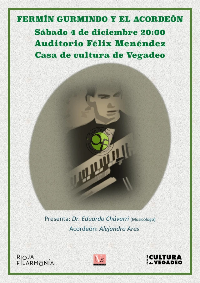 Vegadeo celebra una conferencia y concierto en torno al compositor Fermín Gurmindo