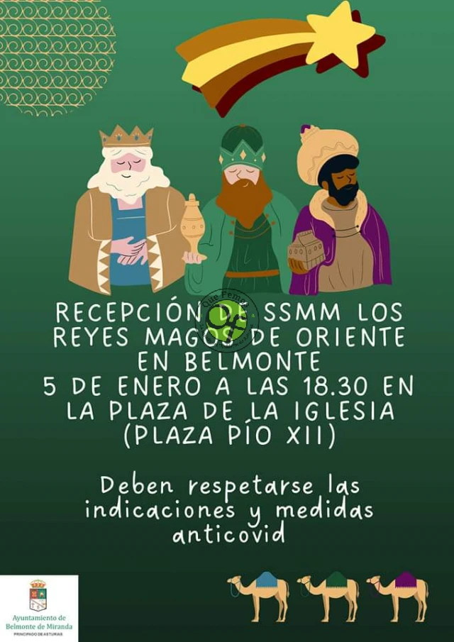 Cabalgata de los Reyes Magos 2022 en Belmonte de Miranda