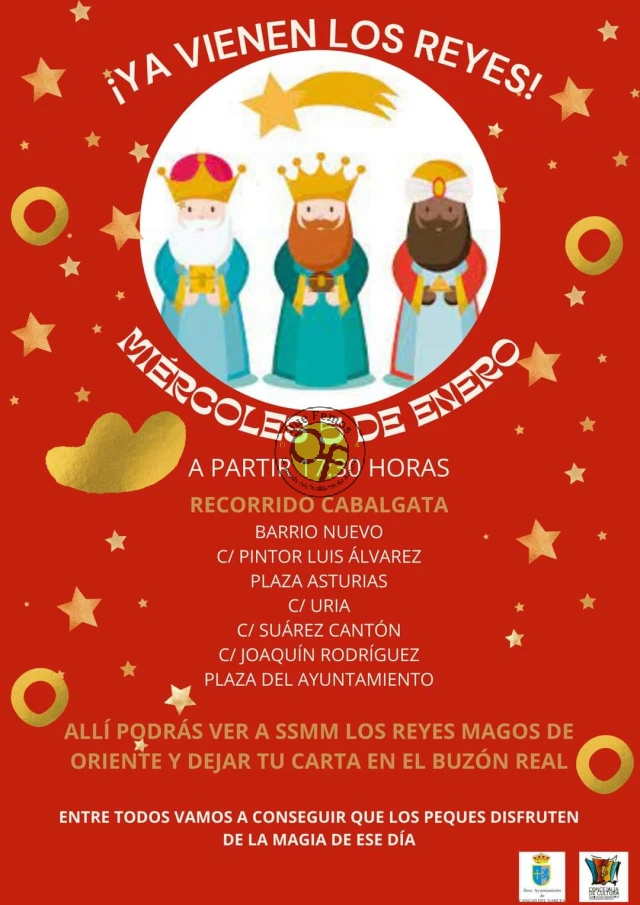 Cabalgata de los Reyes Magos 2022 en Cangas del Narcea