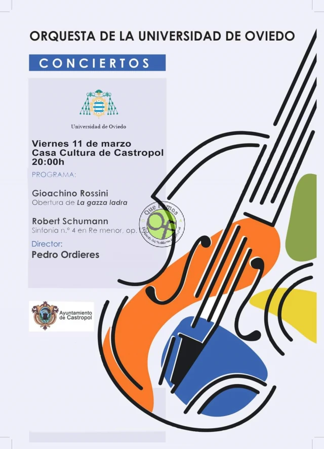 Concierto de la Orquesta de la Universidad de Oviedo en Castropol