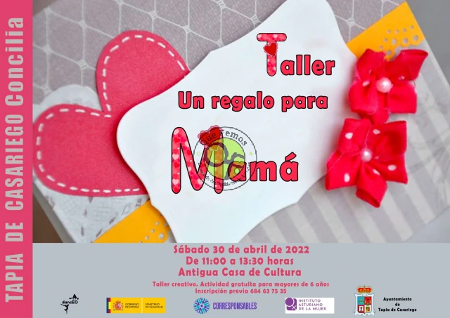 Taller infantil en Tapia de Casariego: Un regalo para Mamá