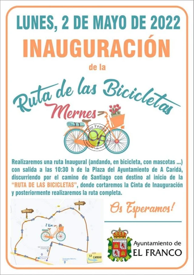 El Franco inaugura la Ruta de las Bicicletas