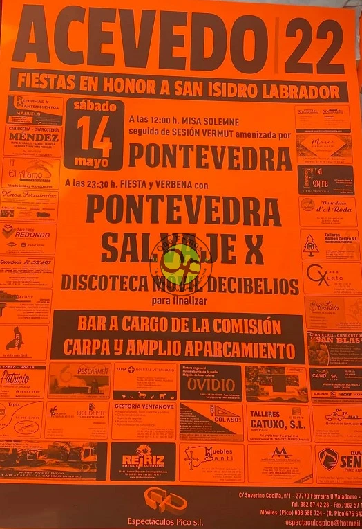 Fiestas de San Isidro Labrador 2022 en Acevedo