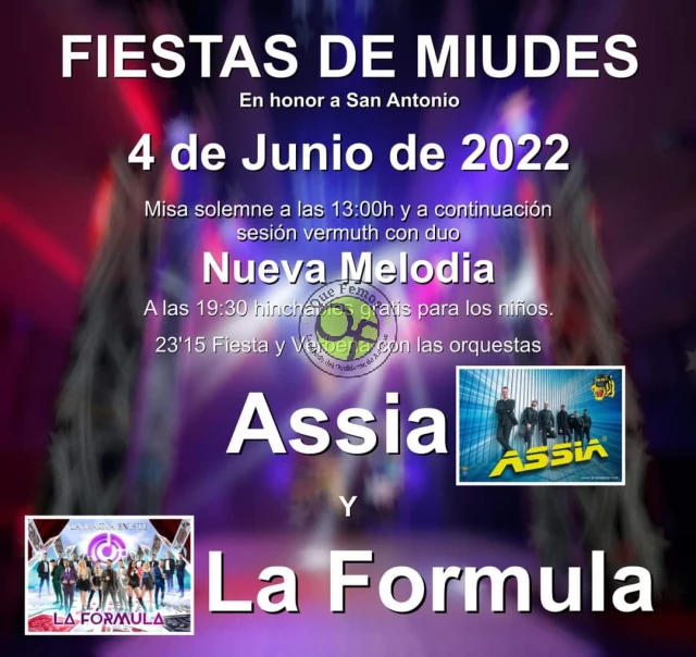 Fiestas de San Antonio 2022 en Miudes