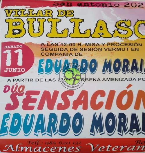 Fiestas de San Antonio 2022 en Villar de Bullaso