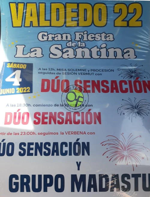 Fiesta de La Santina 2022 en Valdedo