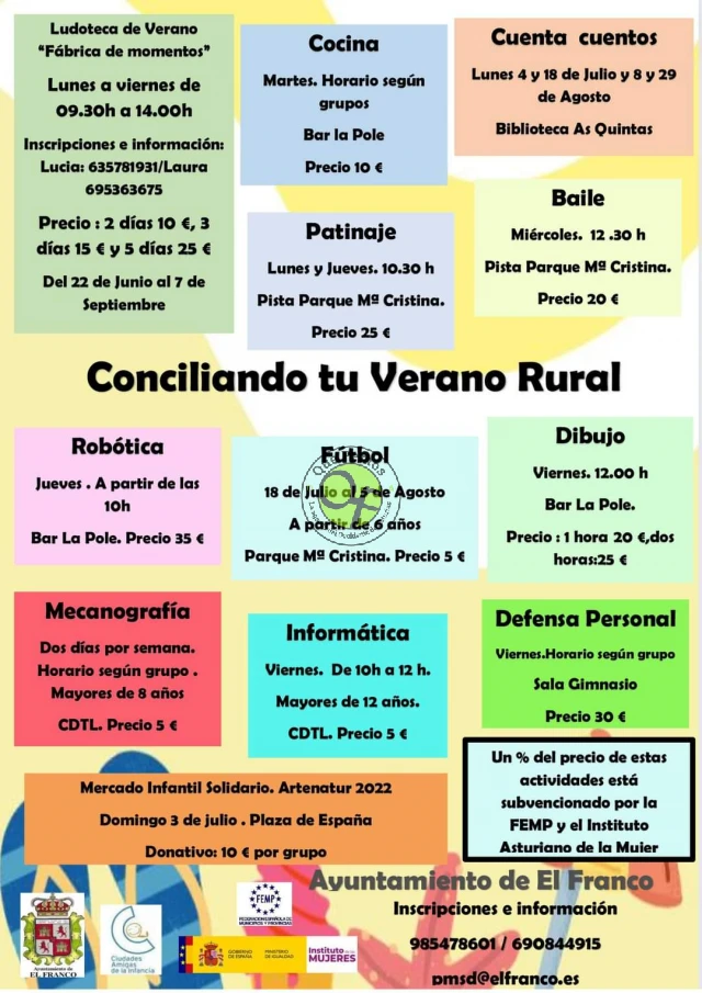 Conciliando tu Verano Rural en El Franco