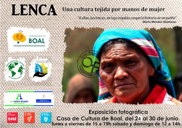 Exposición fotográfica en Boal: Lenca, una cultura tejida por manos de mujer