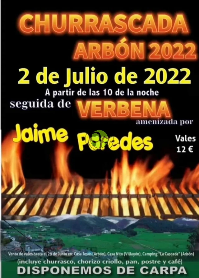 Churrascada 2022 en Arbón
