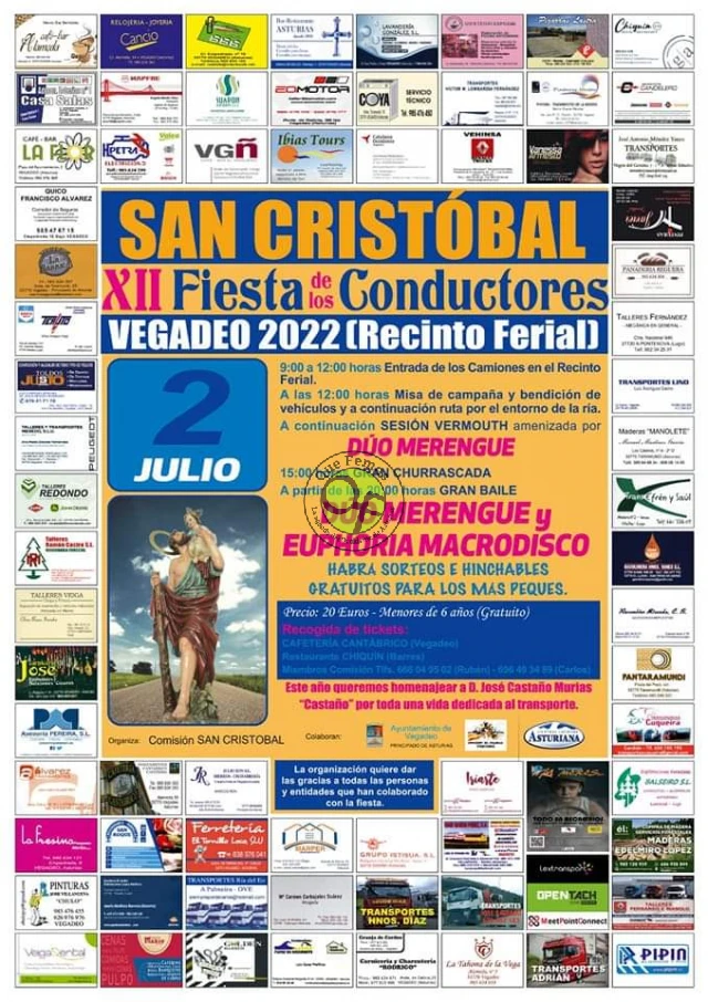 XII Fiesta de los Conductores por San Cristóbal 2022