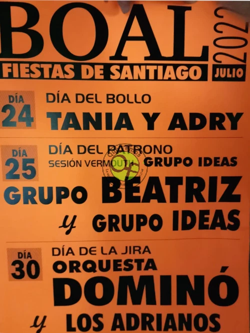 Fiestas de Santiago 2022 en Boal