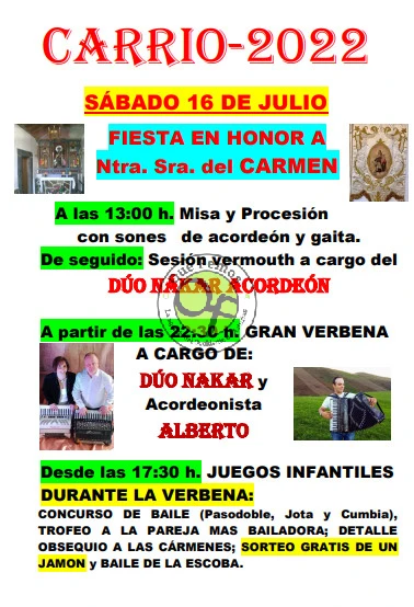 Fiesta del Carmen 2022 en Carrio