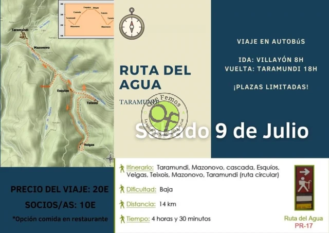 La Asociación El Rincón Olvidao hará la Ruta del Agua de Taramundi