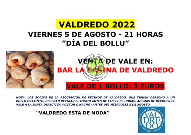 Día del Bollu 2022 en Valdredo