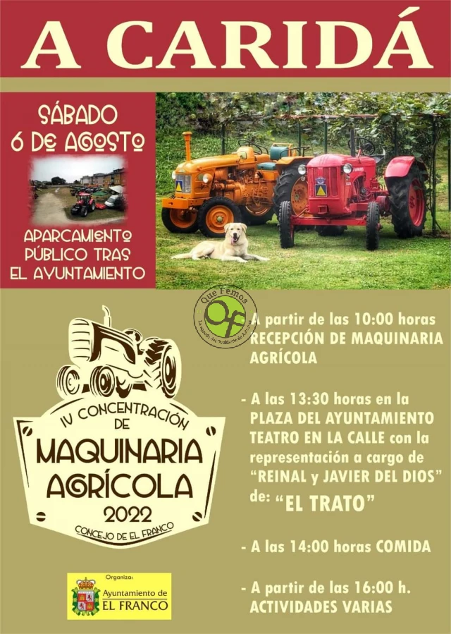 IV Concentración de Maquinaria Agrícola 2022 Concejo de El Franco