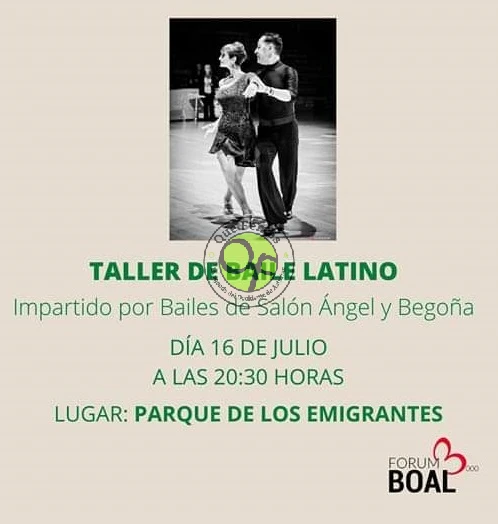 Taller de baile latino en Boal